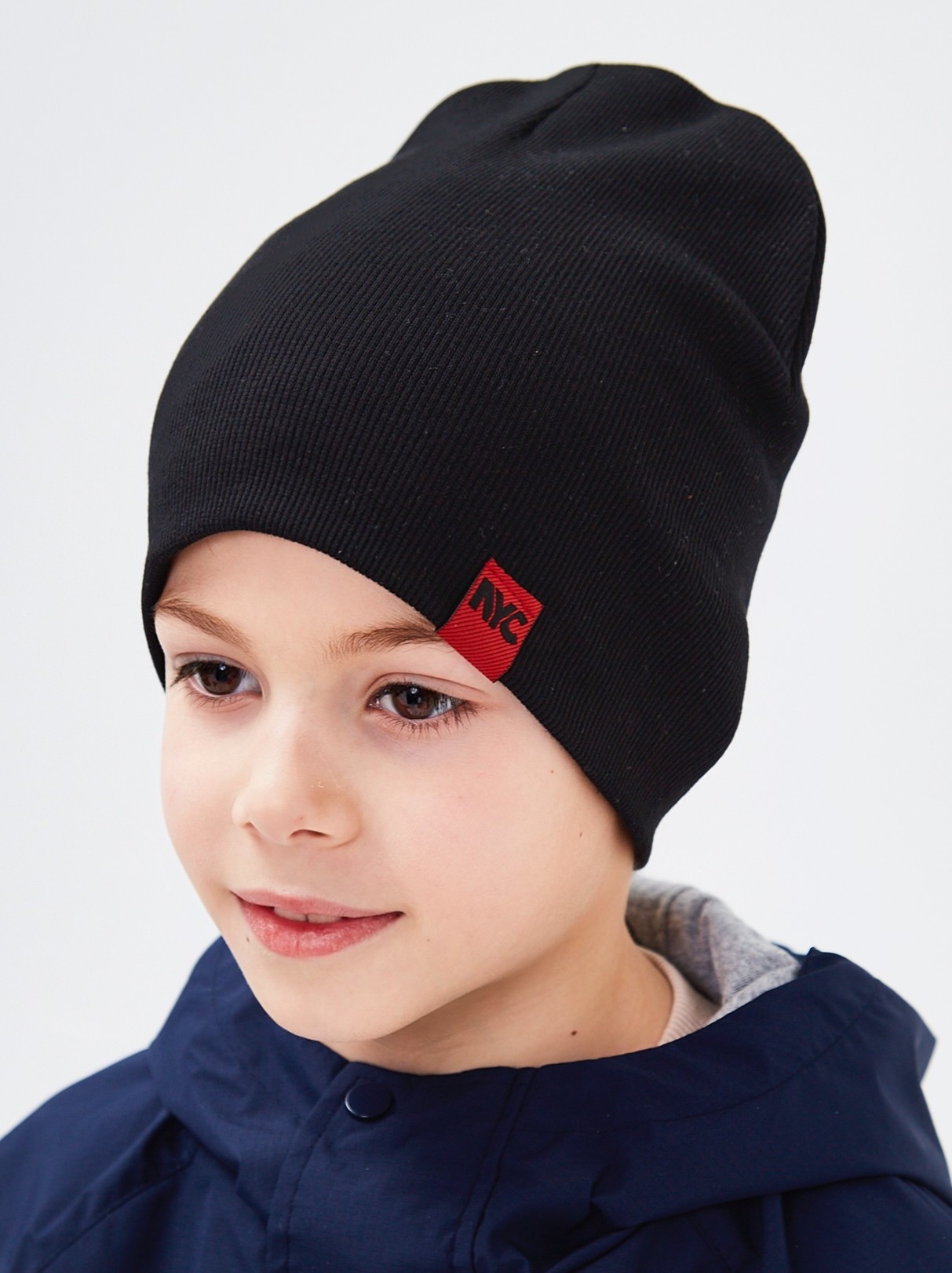Шапка NYCkids NYC-H-039-KashB-black - фото 1