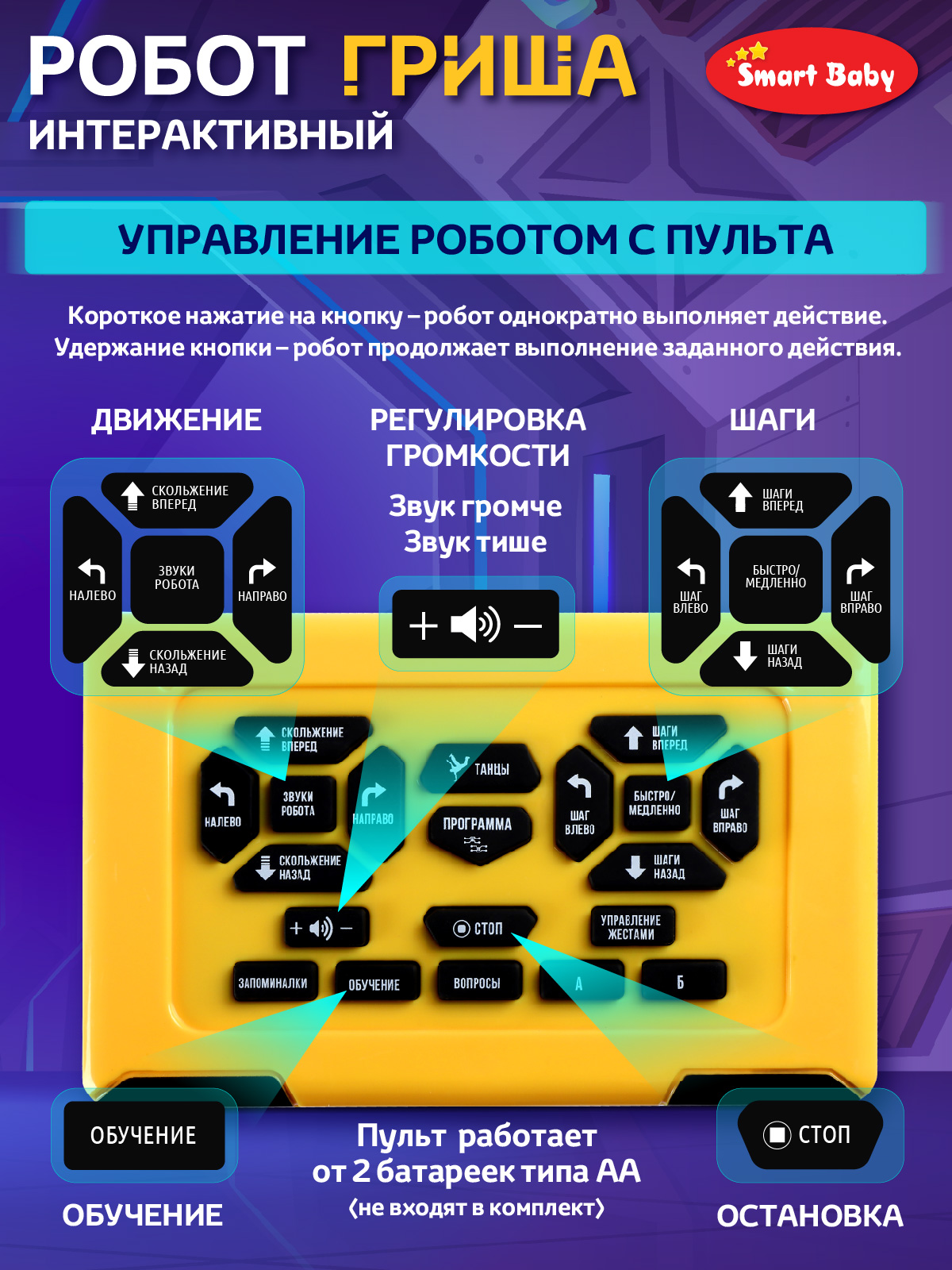 Робот РУ Smart Baby Гриша - фото 8