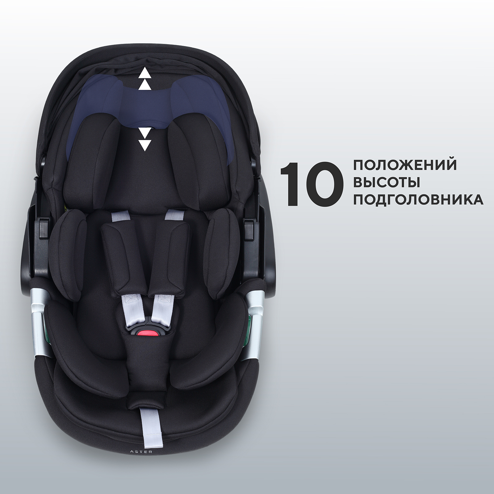 Автокресло Rant ASTER zero 0 (0 -13 кг) черный - фото 7