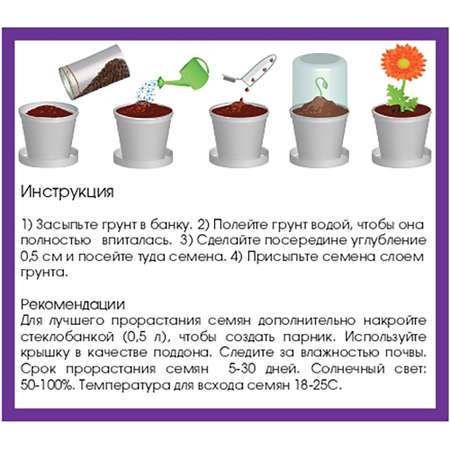 Набор для выращивания Rostok Visa