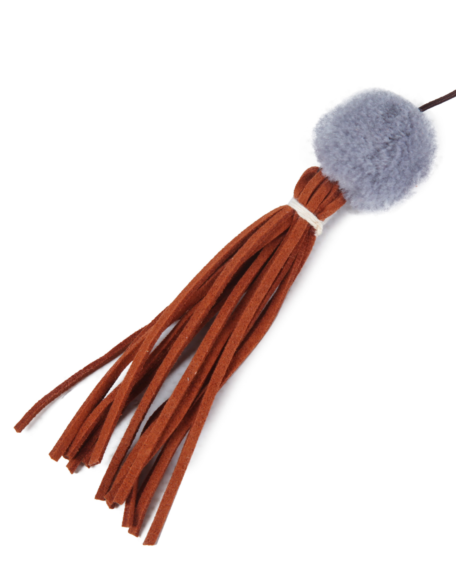 Игрушка для кошек Barbaks Дразнилка помпон с кистями с кошачьей мятой - фото 2