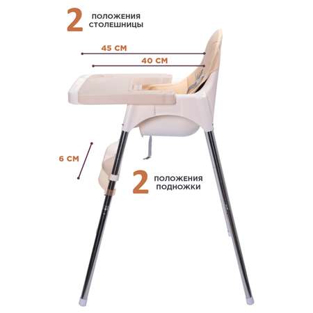 Стульчик для кормления BabyCare Kean классический