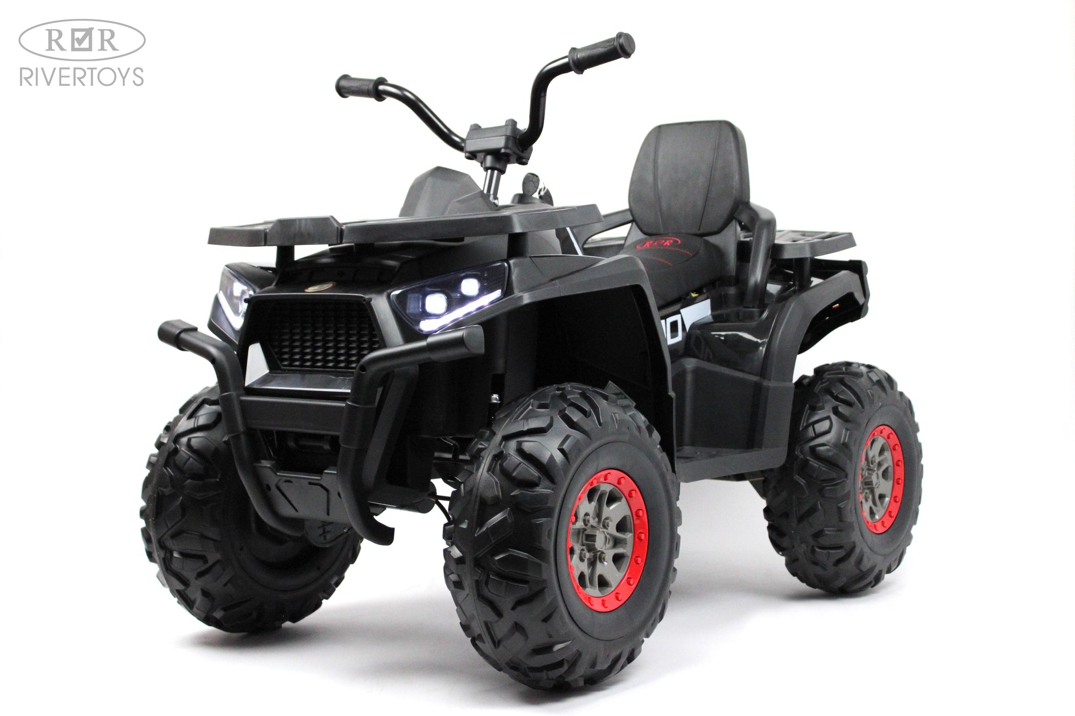 Квадроцикл RIVERTOYS H999HH-BLACK С пультом ДУ - фото 12