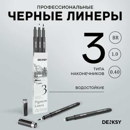 Ручка капиллярная DENKSY 3 шт.