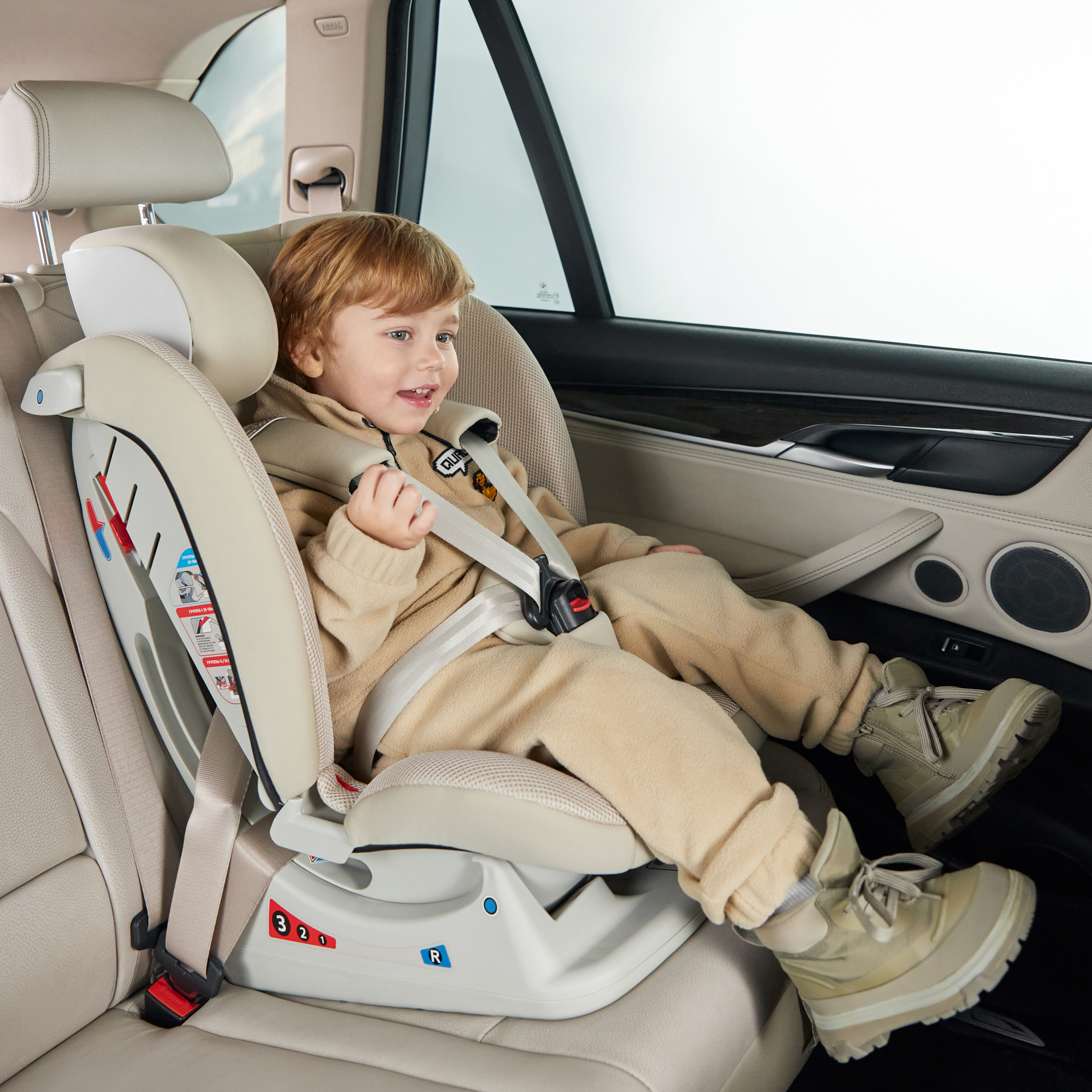 Автокресло Happy Baby Sandex 0+/1/2/3 (0-36 кг) зеленый - фото 16