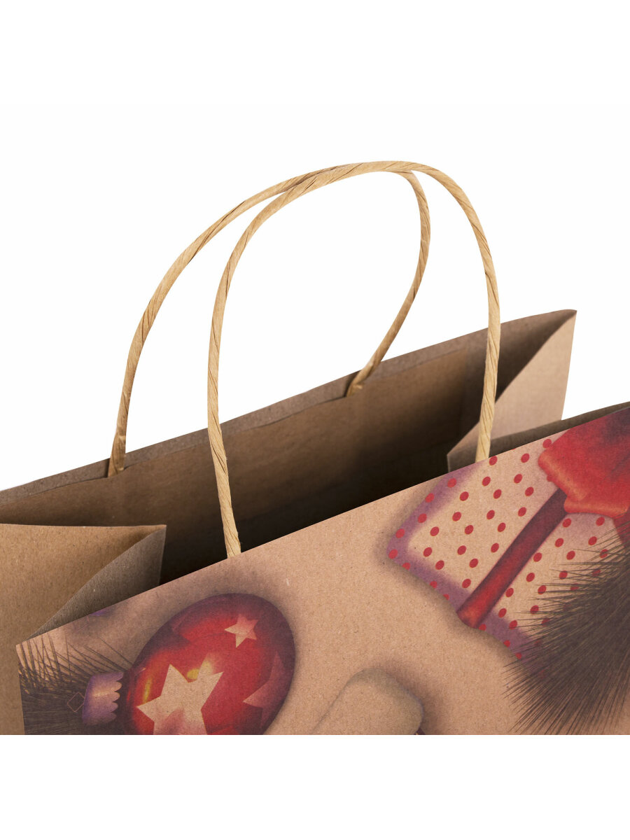 Подарочный пакет Золотая сказка новогодний для упаковки - фото 5