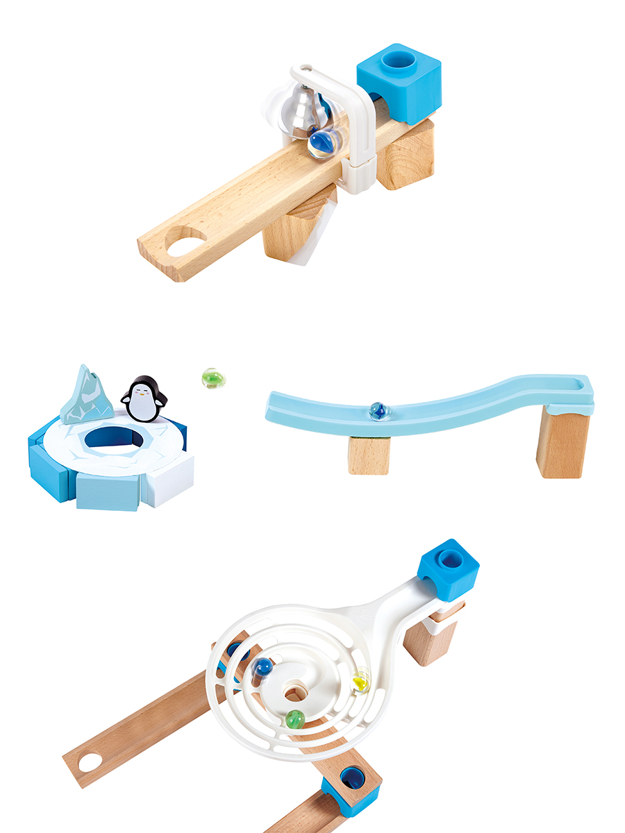 Конструктор Hape Гонки деревянный 112 дет. - фото 6