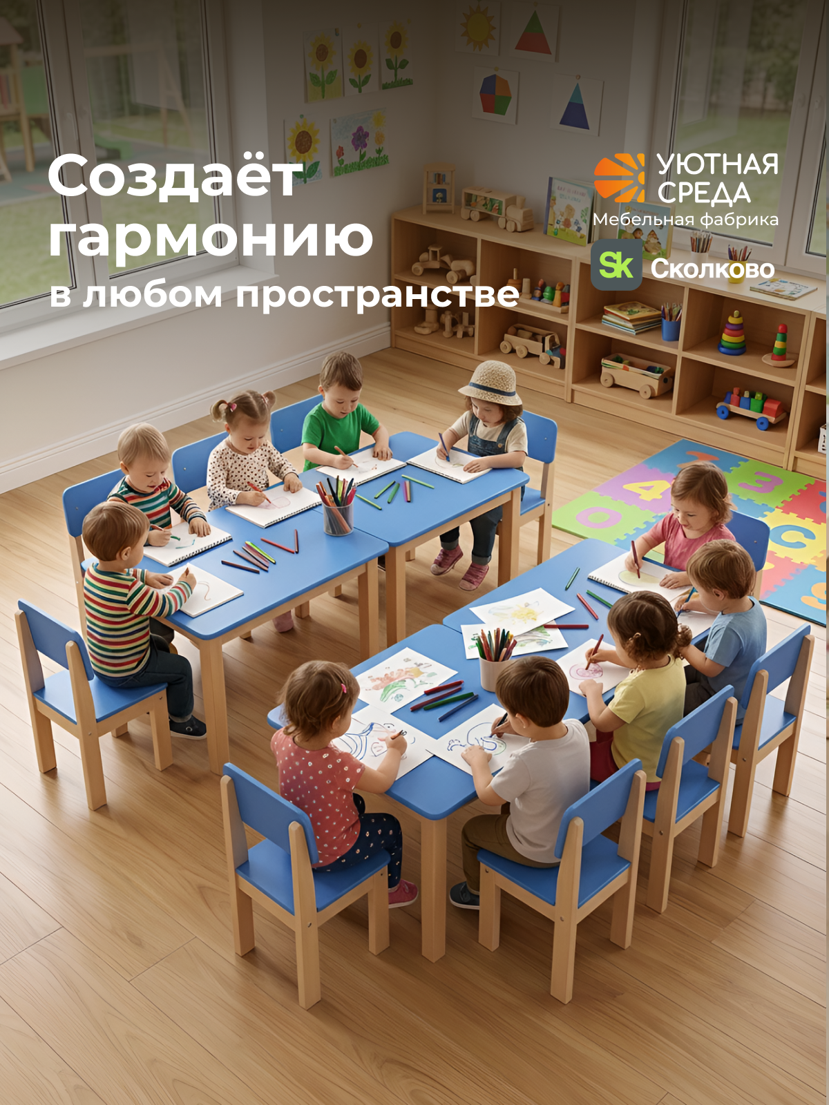 Комплект мебели Уютная среда нераскладной (стол, стул) - фото 24