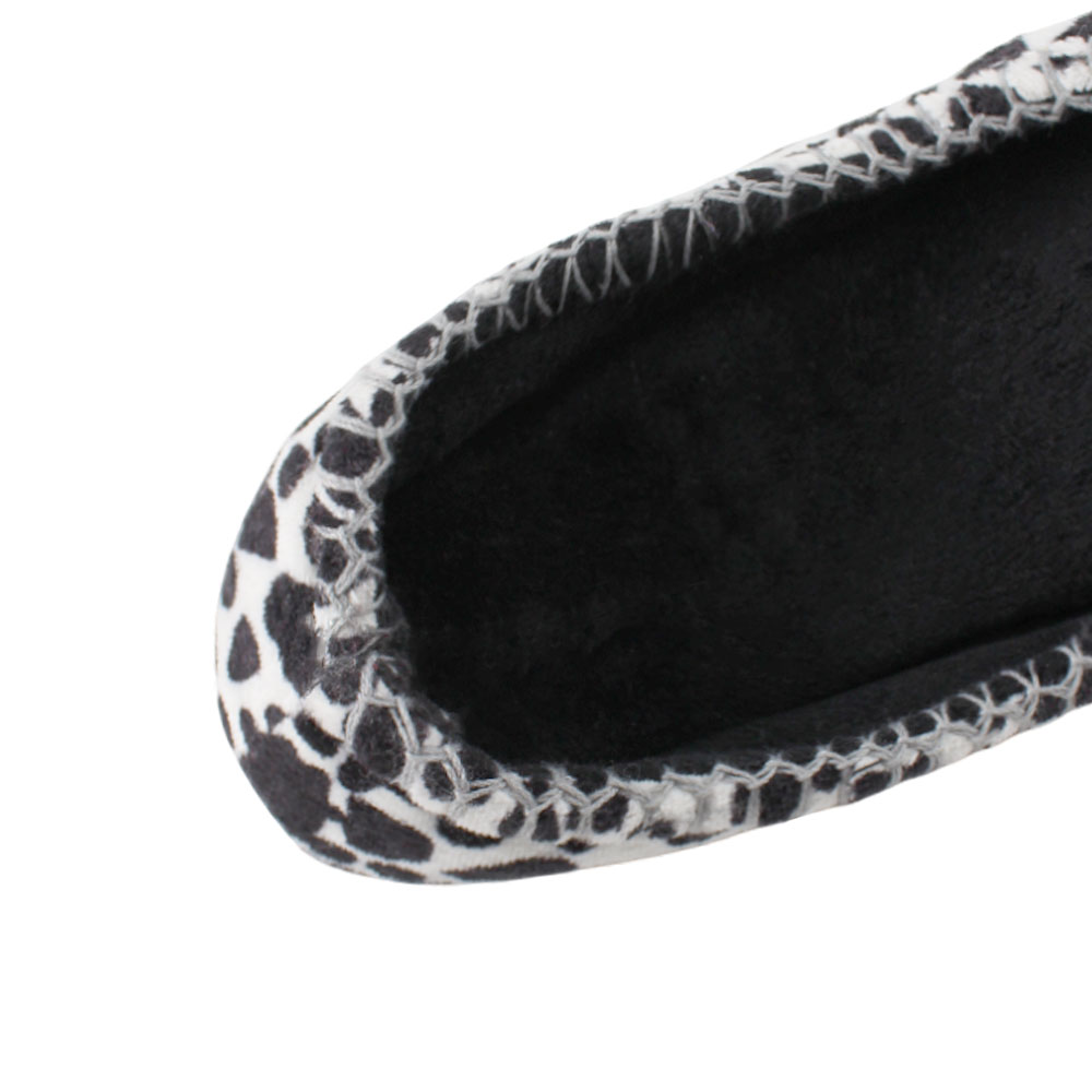 Тапочки Europen A9008-СВ EUROPEN Тапочки домашние,черно-белый - фото 4