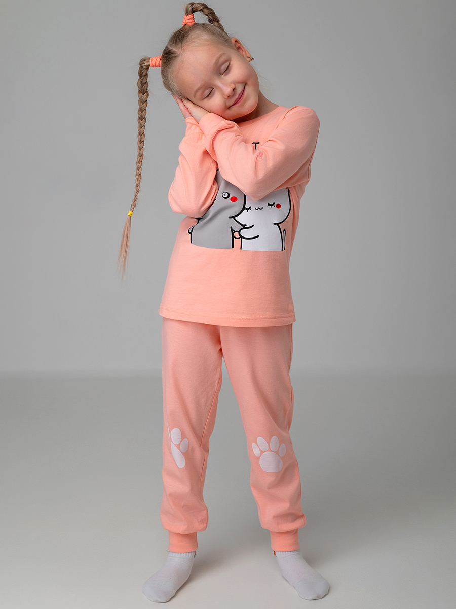 Пижама BONITO KIDS BK0976PJDперсиковый - фото 1