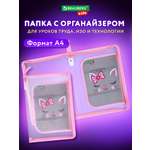 Папка для тетрадей Brauberg очаровательный кот А4