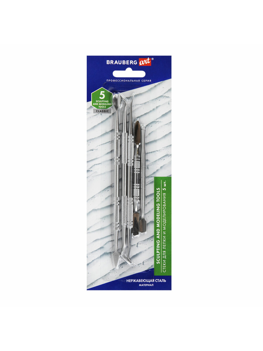 Стек для лепки Brauberg 5 шт. - фото 7