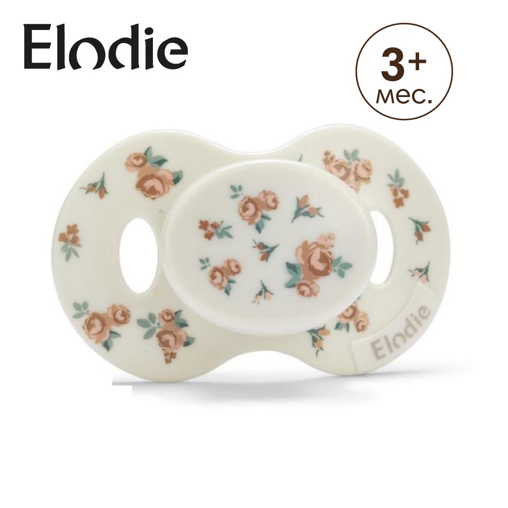 Пустышка Elodie силикон классическая от 3 мес. 1 шт. - фото 1