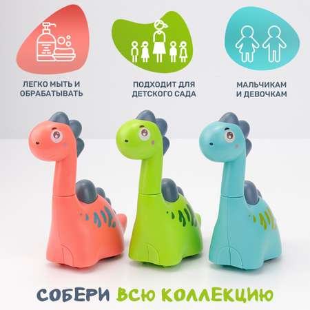 Игрушка TIPTOPOLIS каталка Динозаврик зеленый