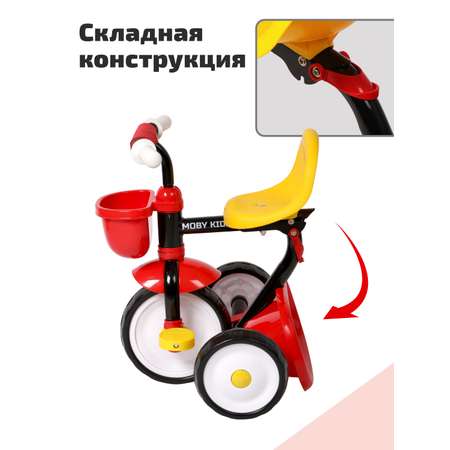 Трехколесный велосипед Moby kids 10 дюймов