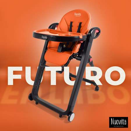 Стульчик для кормления Nuovita Futuro Nero Arancione классический