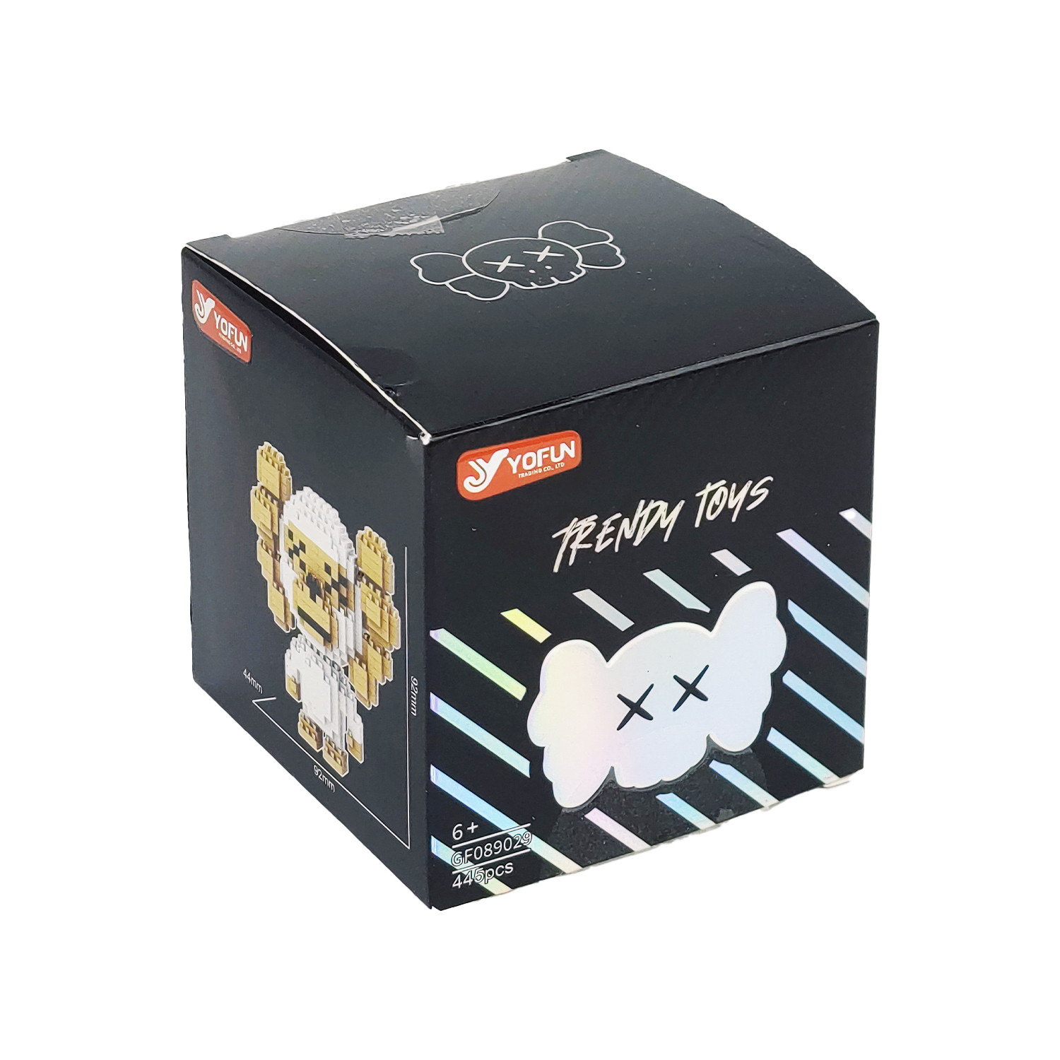 Конструктор Yiwu Yofun Trading Co Balody Kaws обезьяна из мини-блоков - фото 3