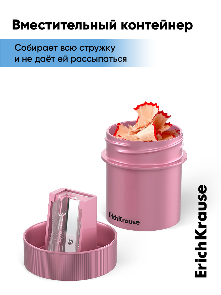 Точилка ErichKrause Канди 1 шт. - фото 4
