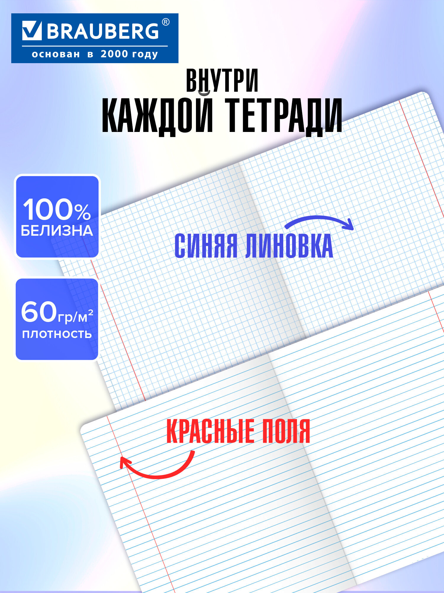 Тетрадь Brauberg 36 лист. 13 шт. - фото 4