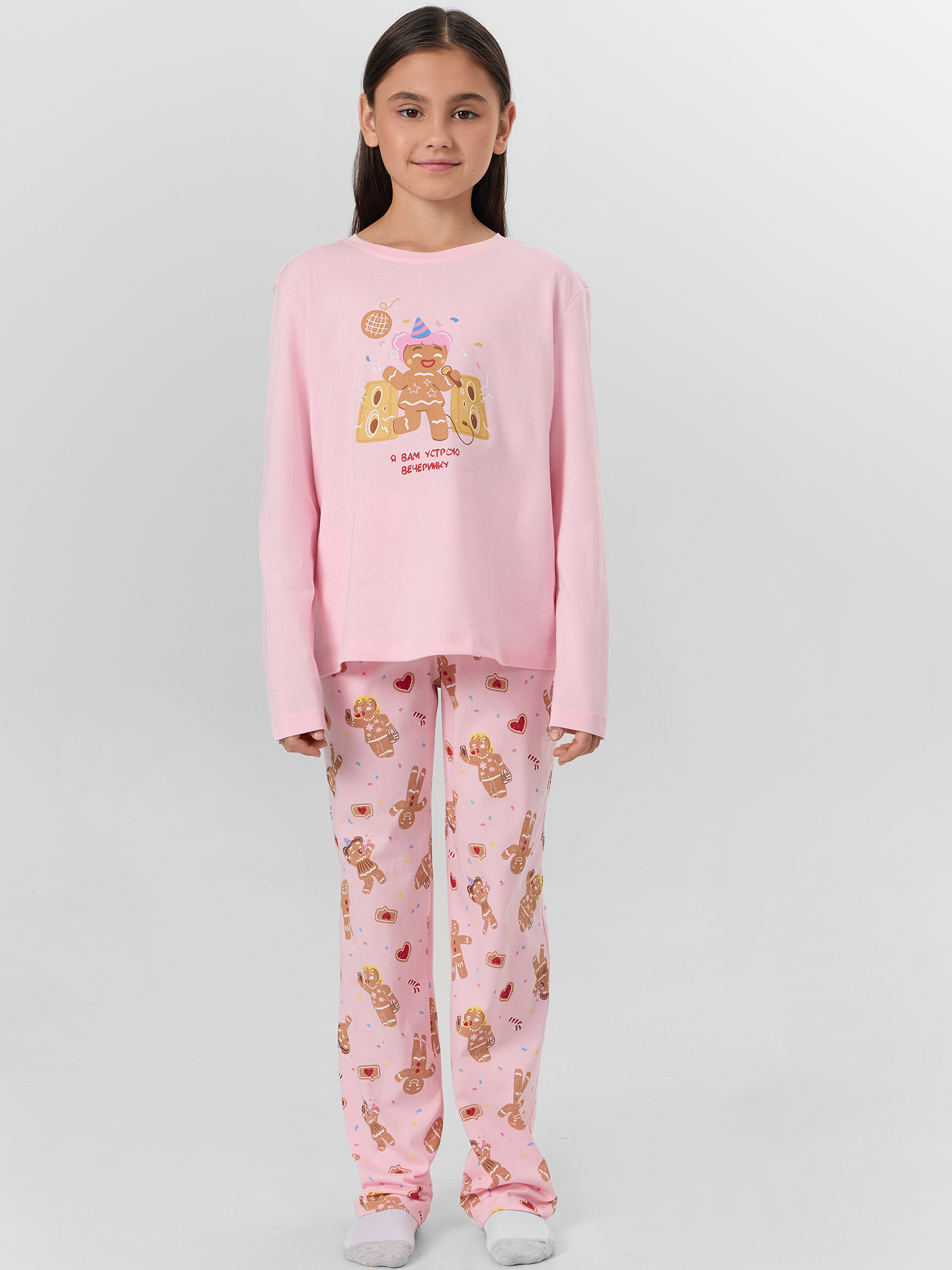 Пижама Mark Formelle (Марк Формэль) 567755/розовая сказка +печенье на розовом - фото 1