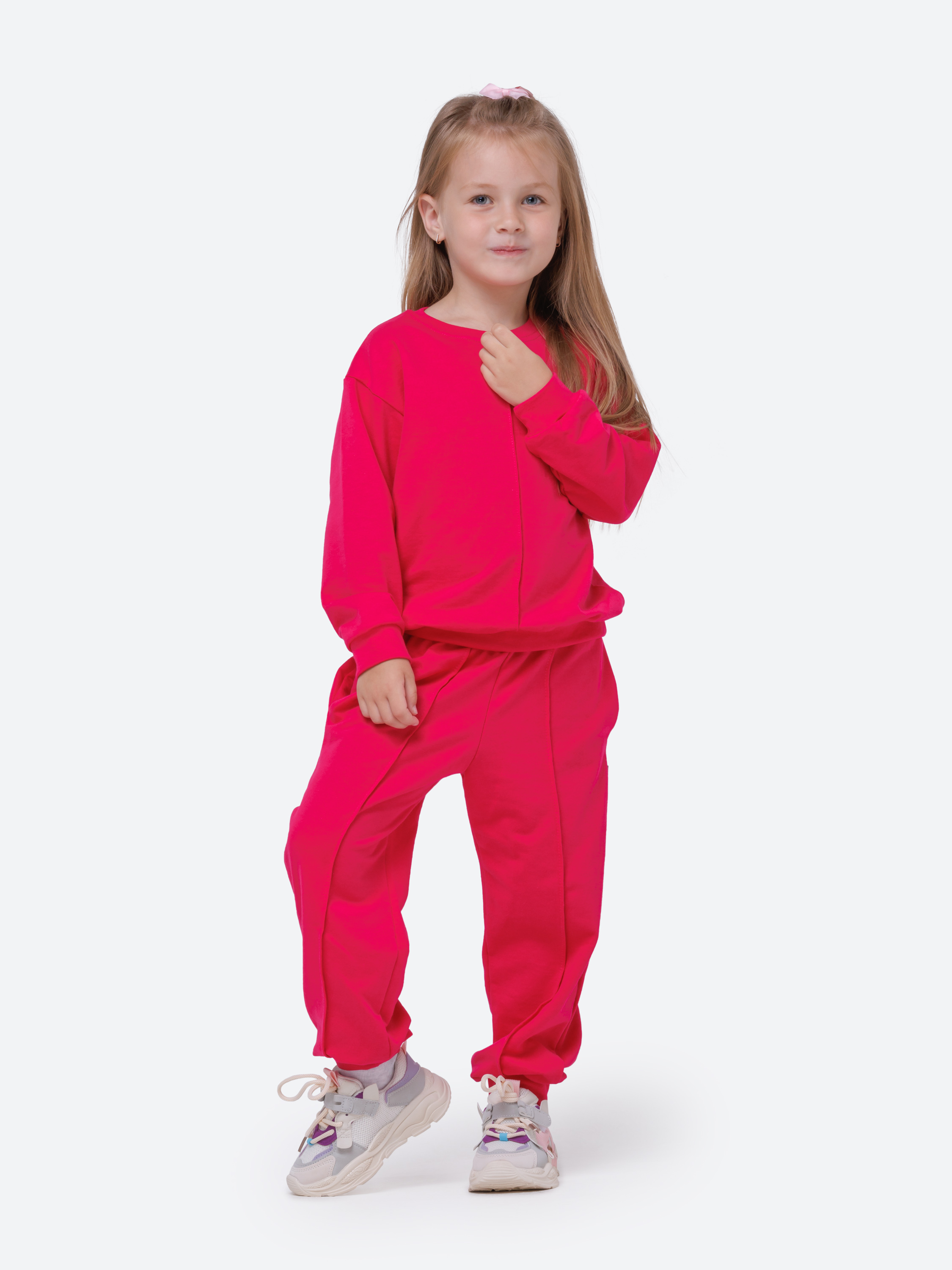 Костюм спортивный VEDDI 2260/6041фп-2024-фуксия - фото 1