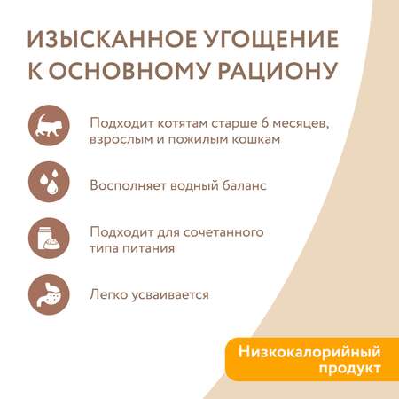 Корм для кошек Мнямс 80г курица в нежном желе ж/б