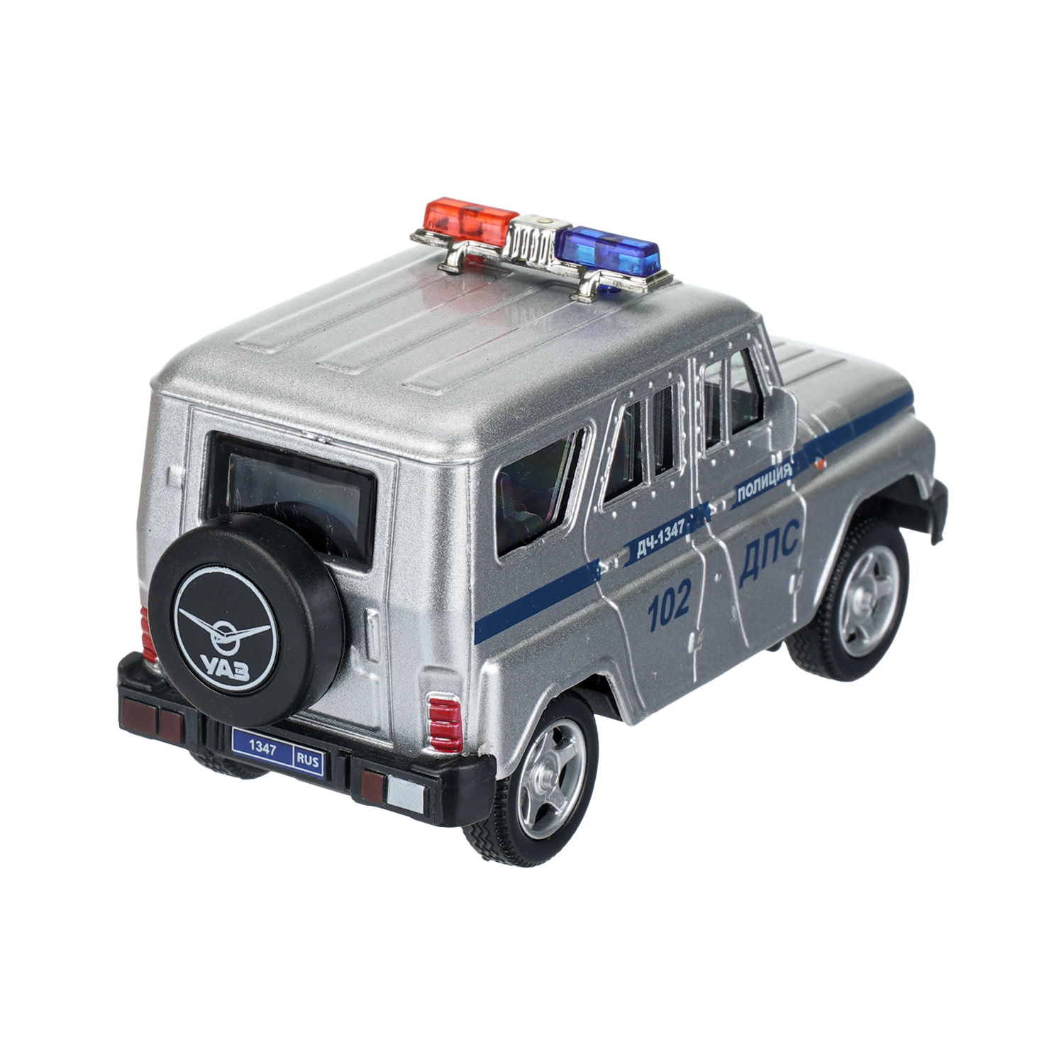 Игровой набор Технопарк УАЗ Гараж Полиция 410504 - фото 7