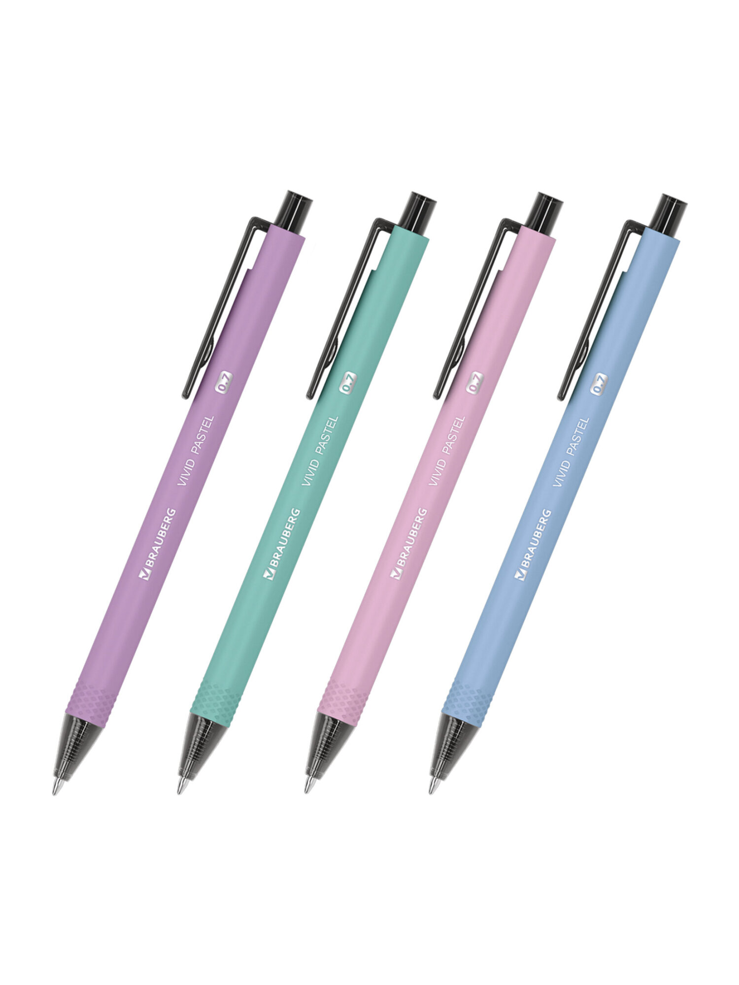 Ручка шариковая Brauberg 4 шт. - фото 3