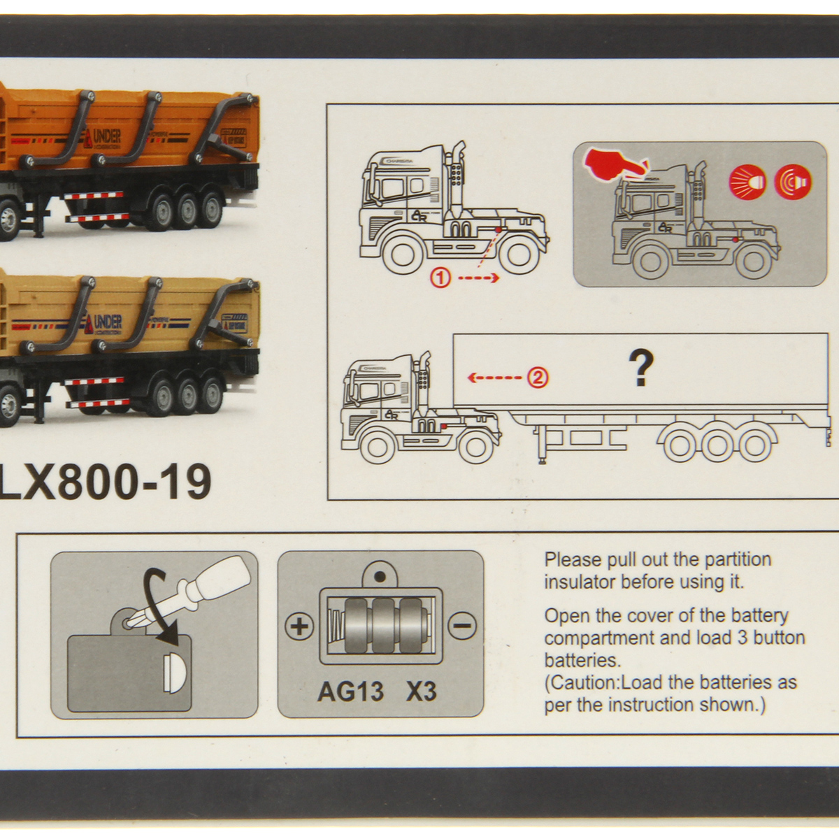 Грузовик Veld Co 1:24 133564 - фото 18