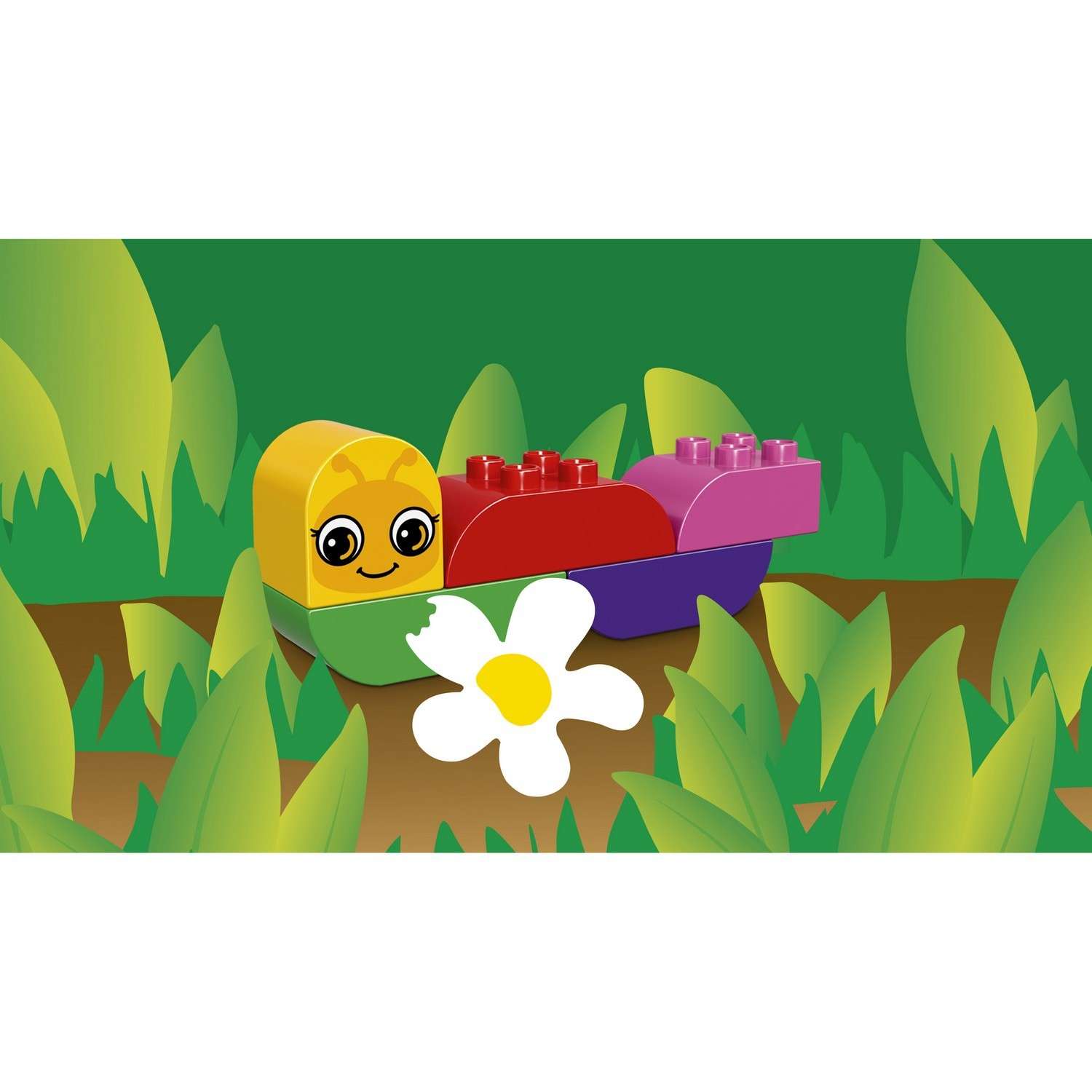 Конструктор LEGO DUPLO Моя веселая гусеница блочный - фото 6