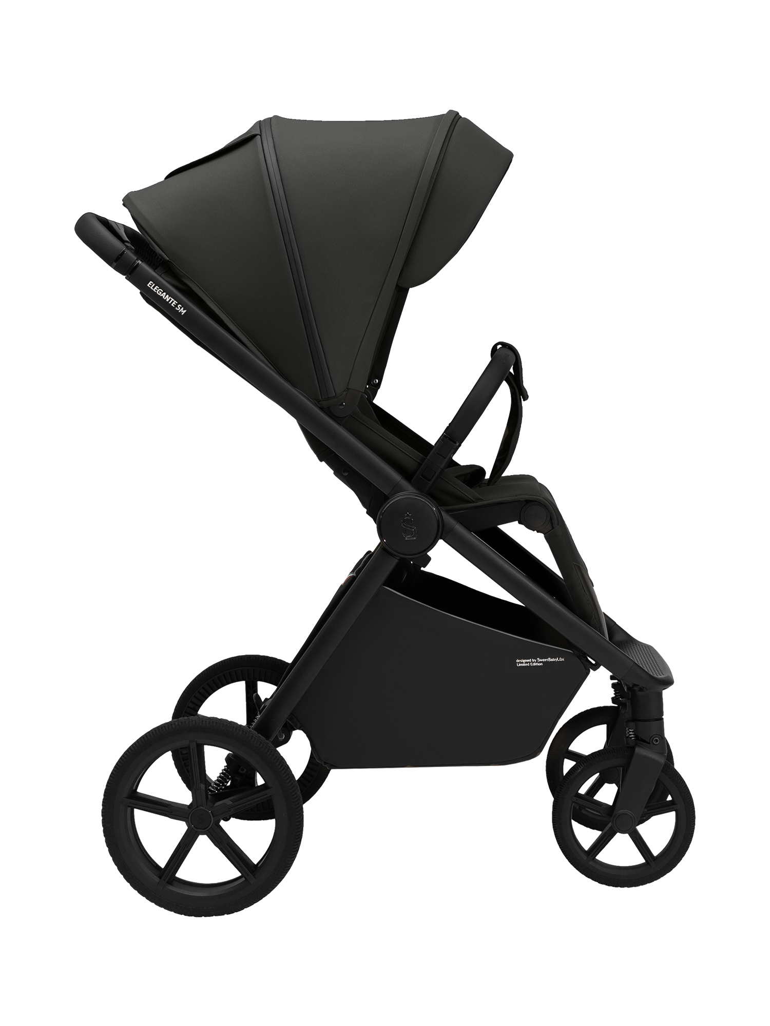 Коляска прогулочная Sweet Baby Elegante SM Black черный - фото 21