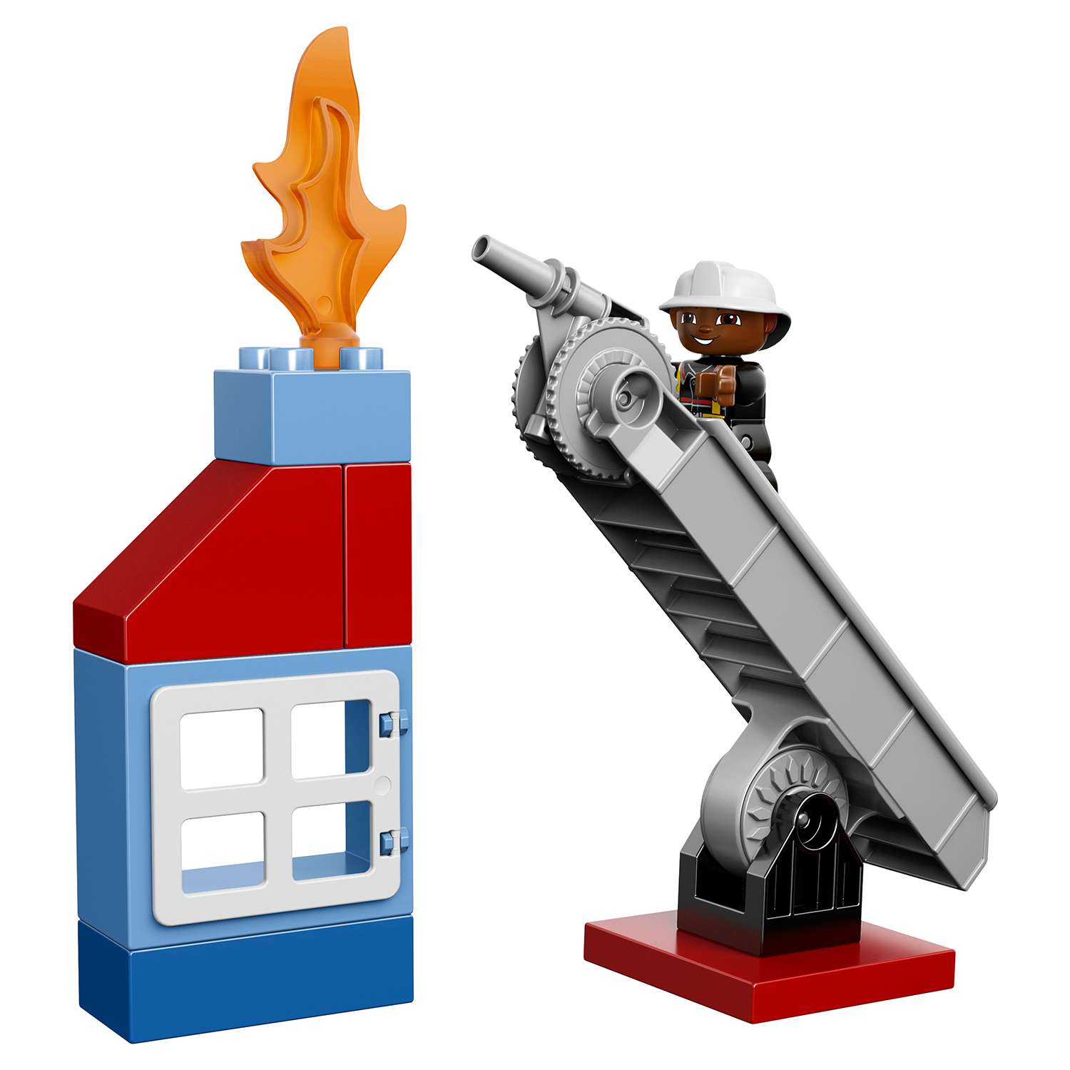 Конструктор LEGO DUPLO Пожарный грузовик блочный - фото 7