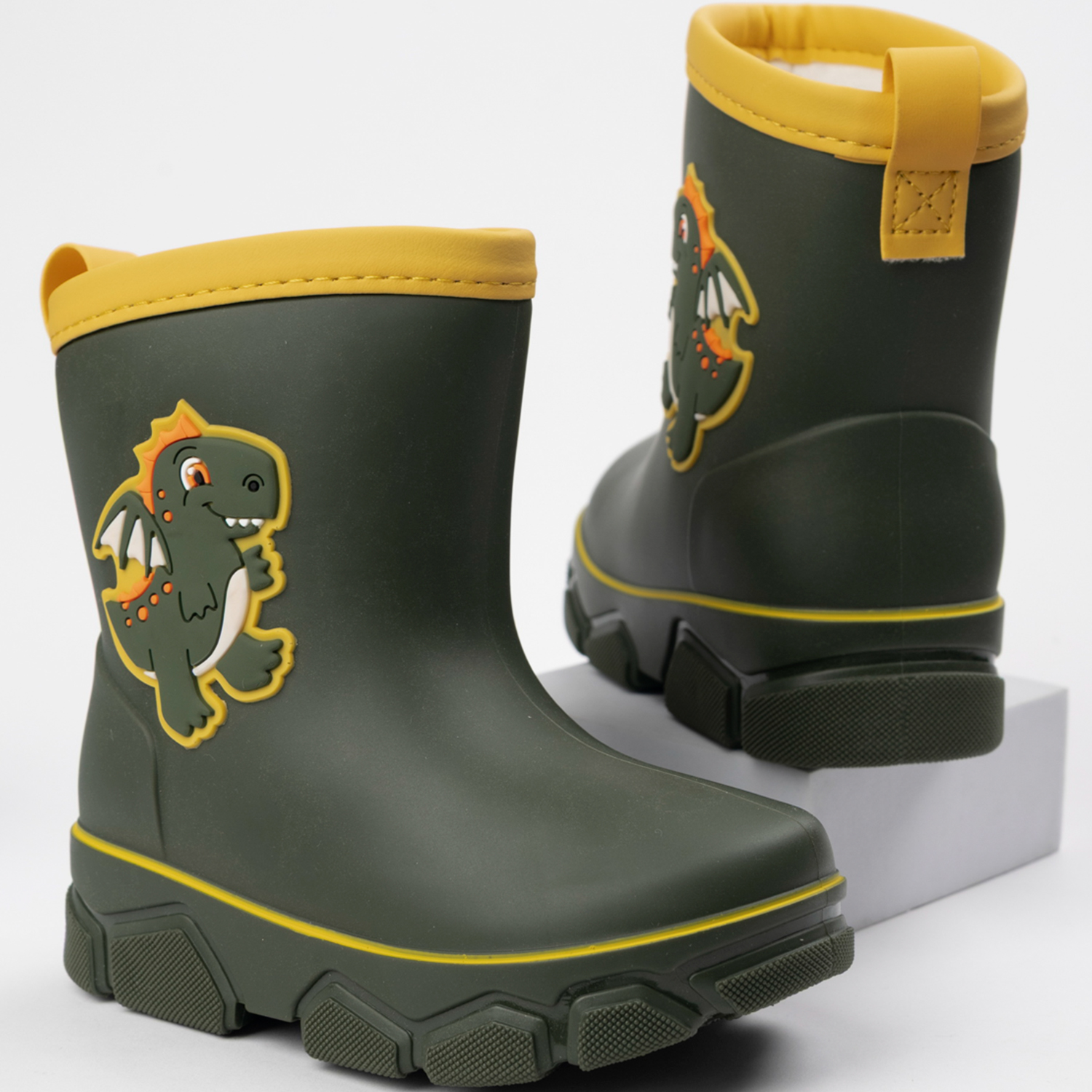 Сапоги резиновые TikkaGo 2L01_2521_khaki-yellow - фото 2