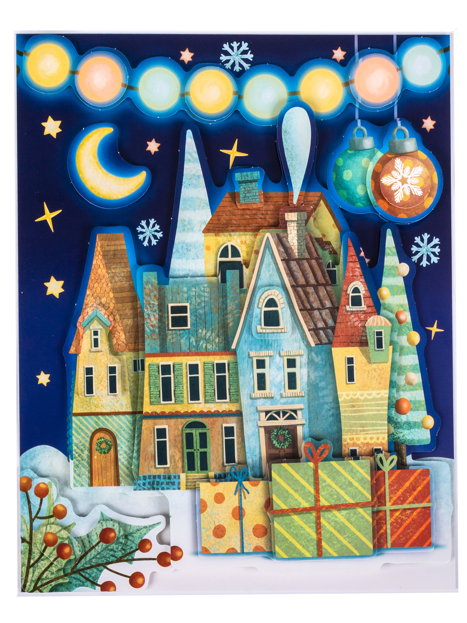 Набор для творчества Дрофа-Медиа Новогодний городок аппликация - фото 7