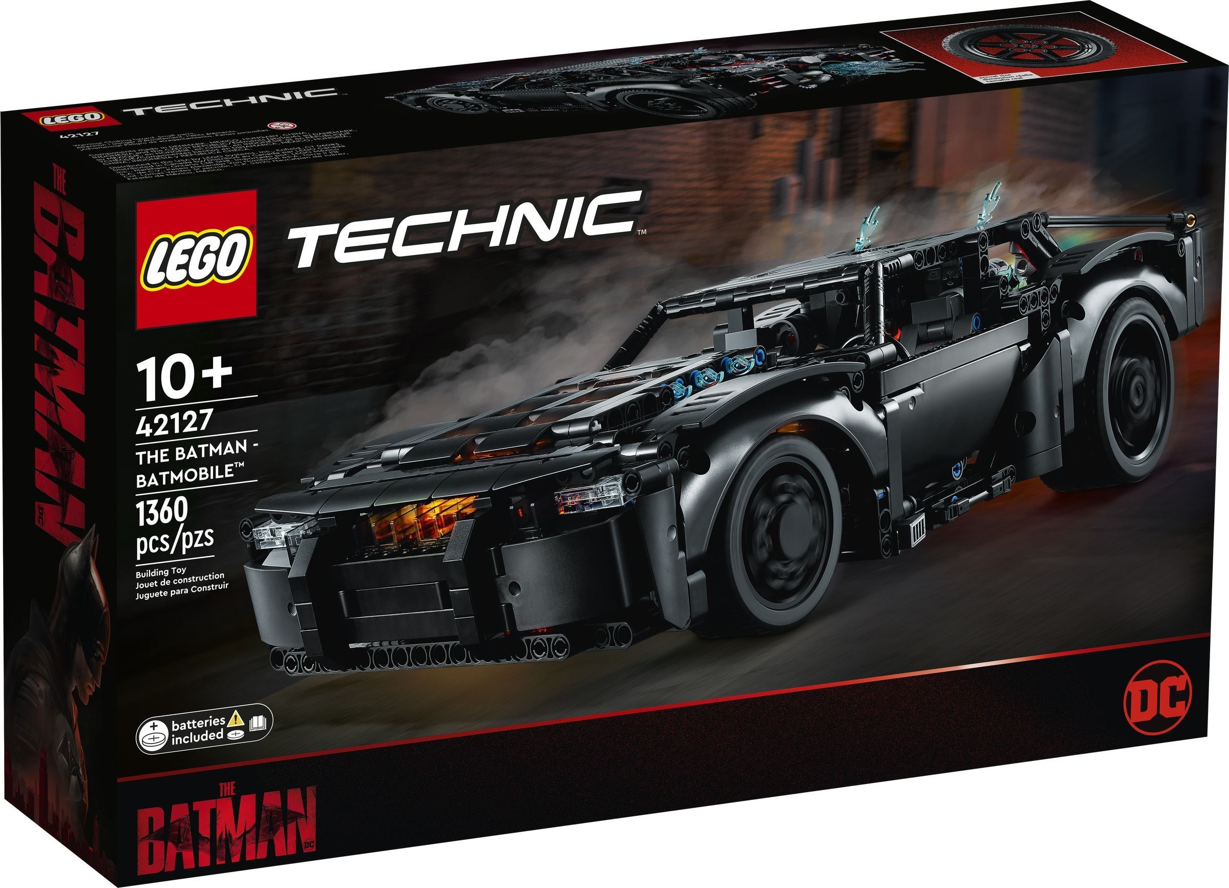Изображение товара LEGO Technic Бэтмен Бэтмобиль 42127 LEGO набор сборки с подсветкой, 143 детали
