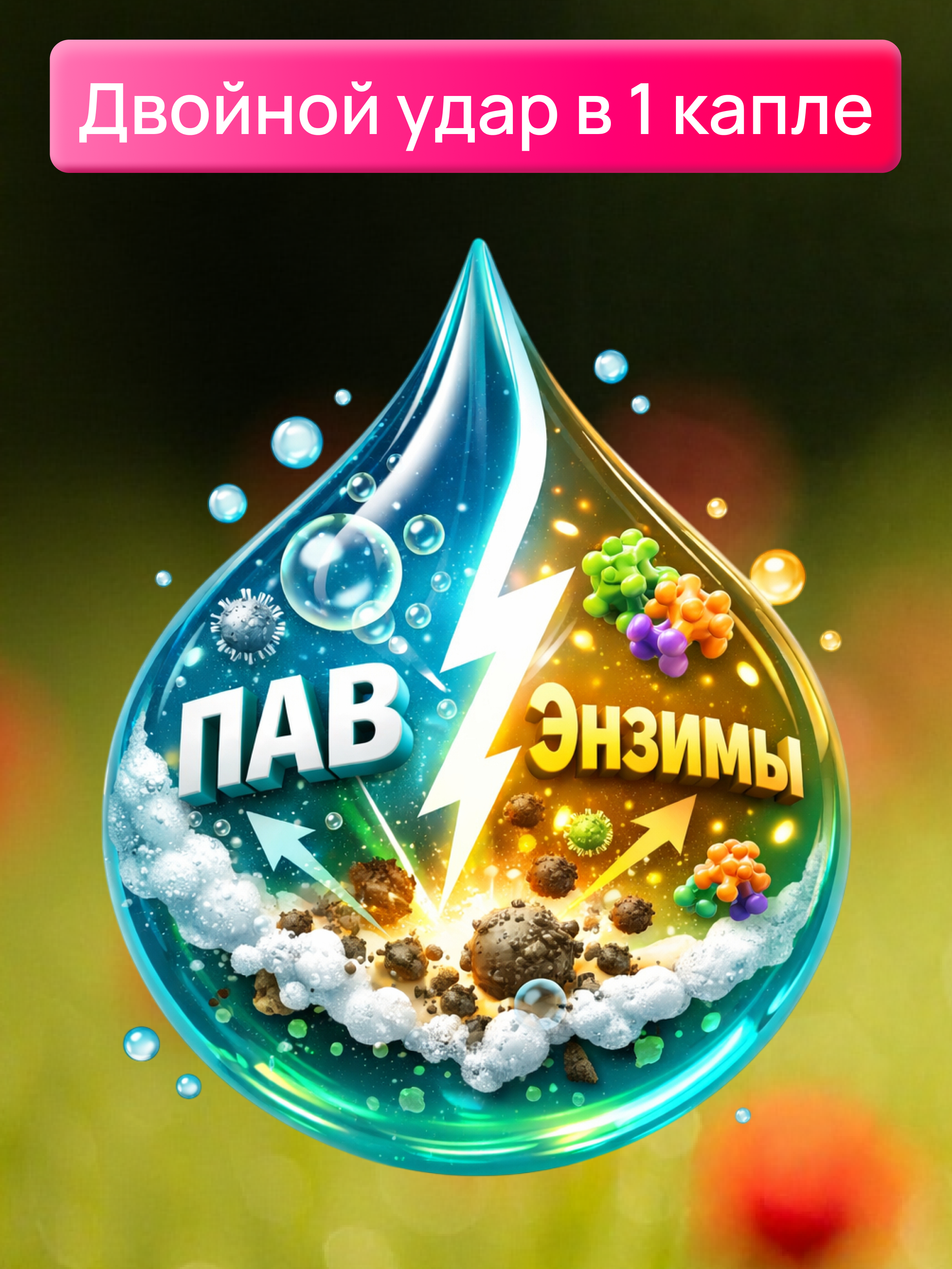 Гель для стирки NAO автомат с Пятновыводителем 5 л - фото 3