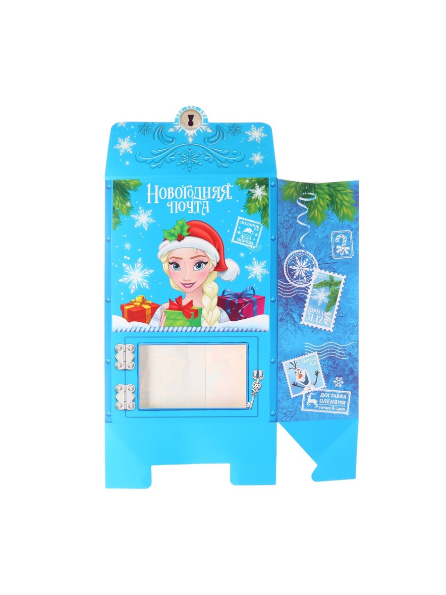 Коробка складная, новогодняя Disney "Сказочная почта", 20 х 28,1 х 10 см - фото 6