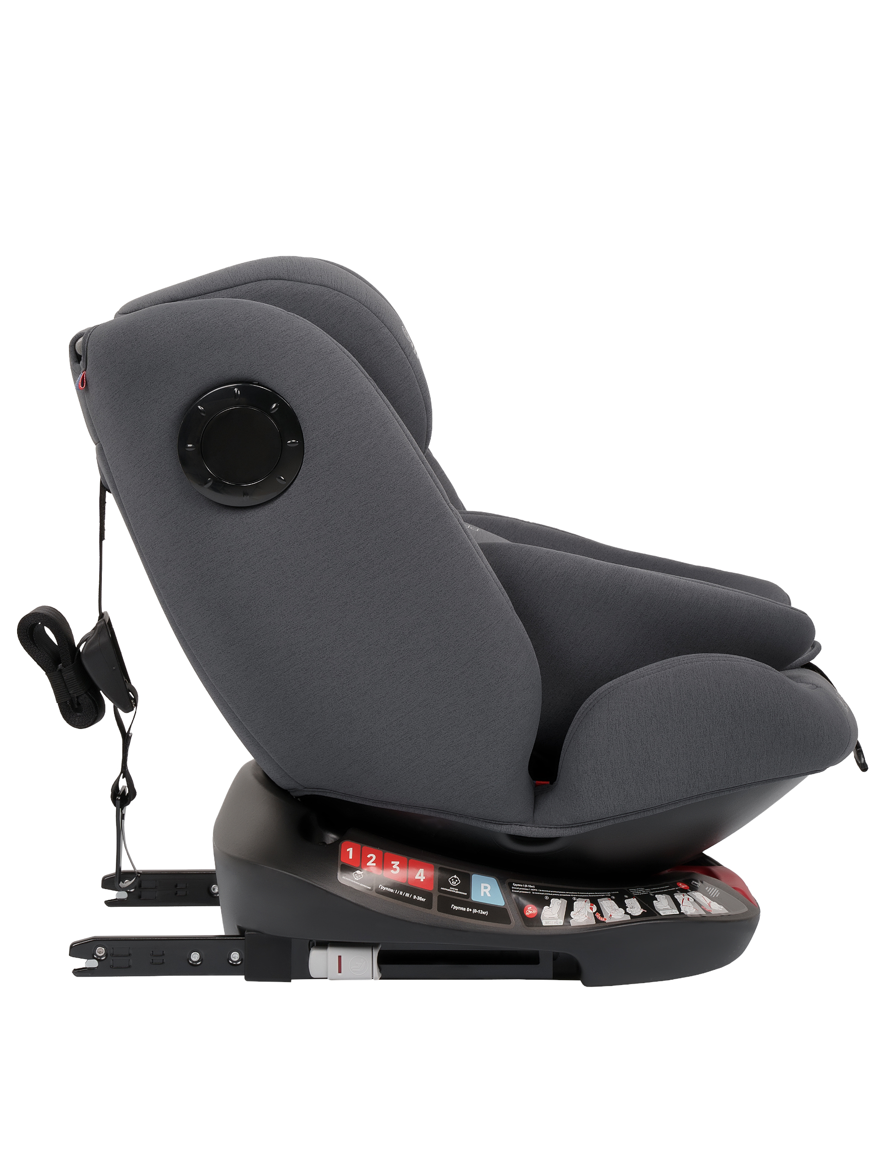 Автокресло JOVOLA Prime Isofix серый Isofix 0+/1/2/3 (0-36 кг) - фото 16