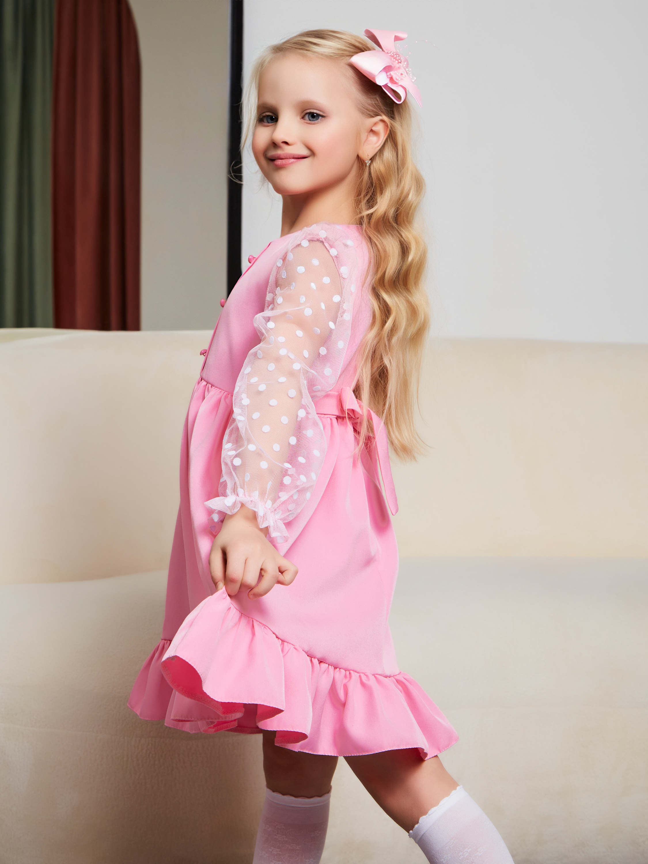 Платье Sofisha kids Plat.barbie-pink - фото 10