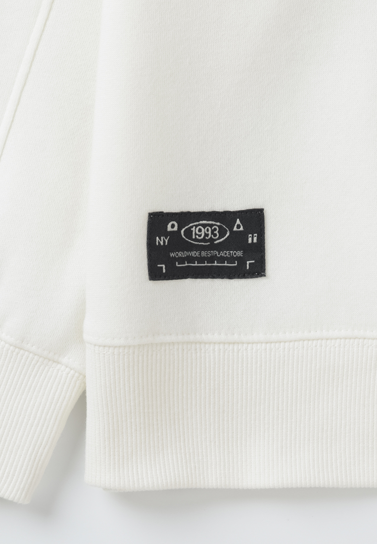 Cвитшот artie W25K03T-1515M/Молочный - фото 9