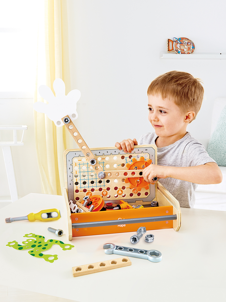 Конструктор Hape Набор инструментов деревянный - фото 5
