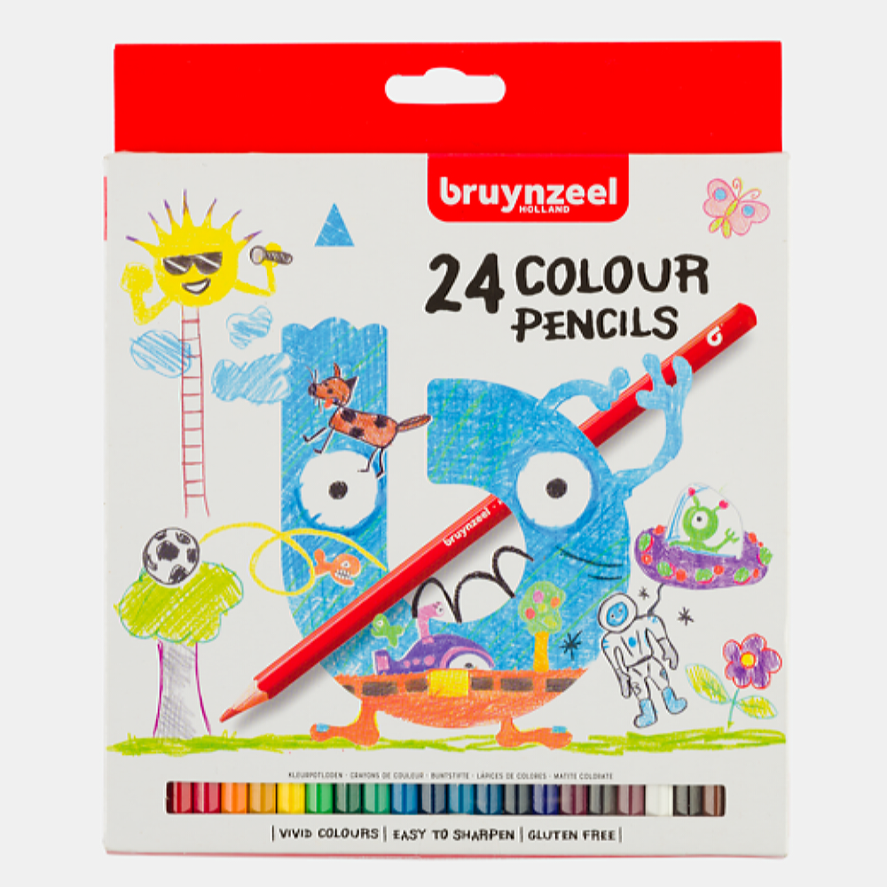 Карандаши цветные Bruynzeel 24 шт. - фото 1