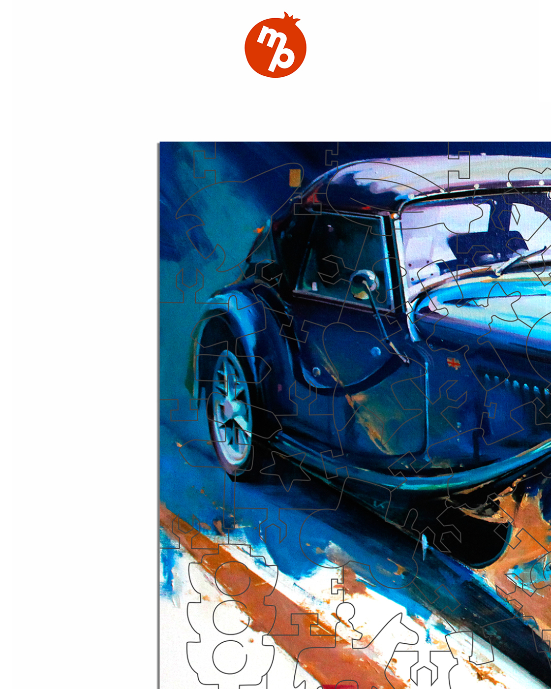 Пазл 1TOY Автомобиль классический деревянный - фото 8