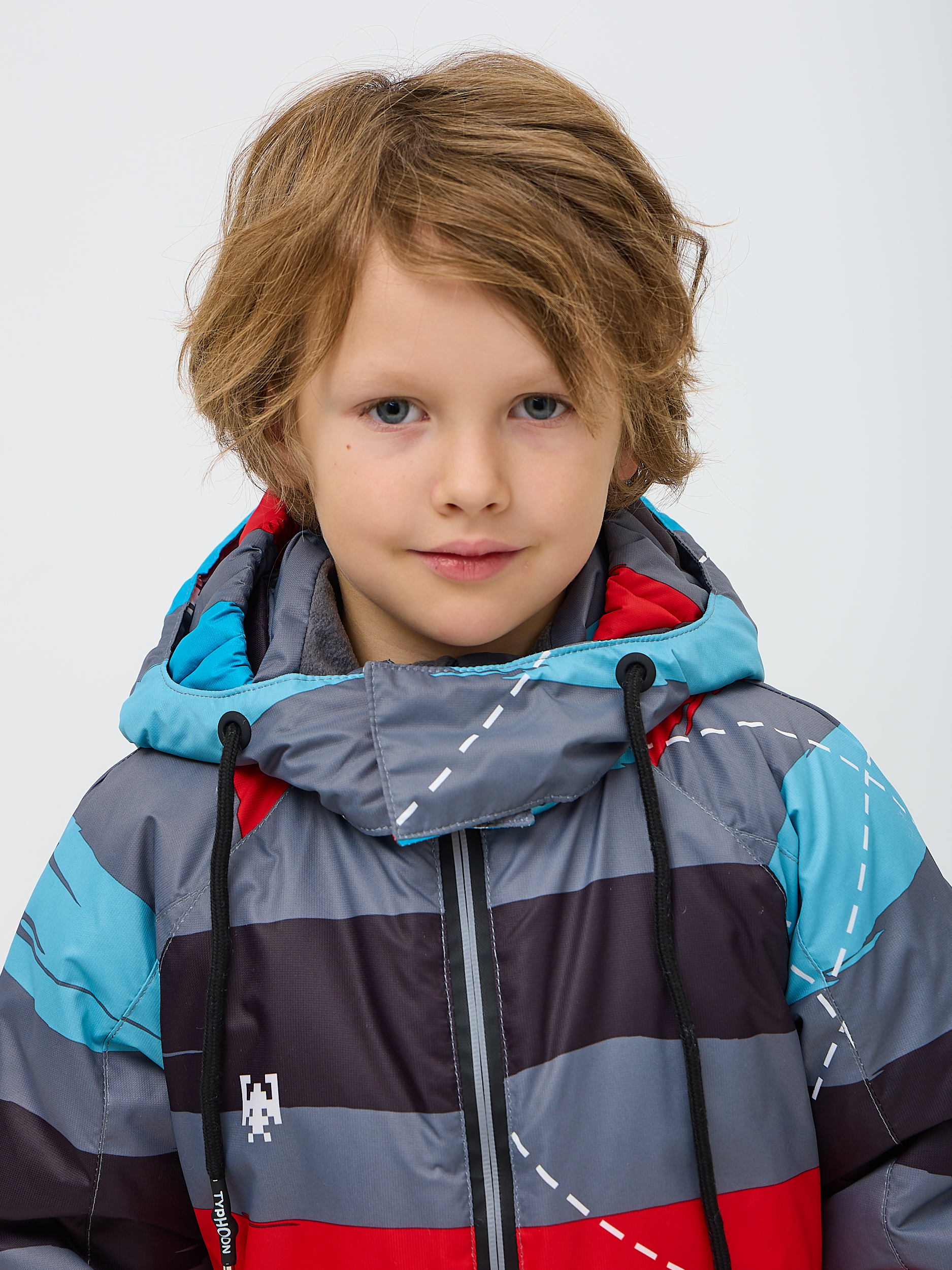 Комбинезон Kvartet 853 серо-красный - фото 16