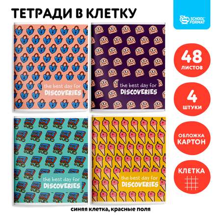Тетрадь SCHOOLFORMAT линейка 48 лист.
