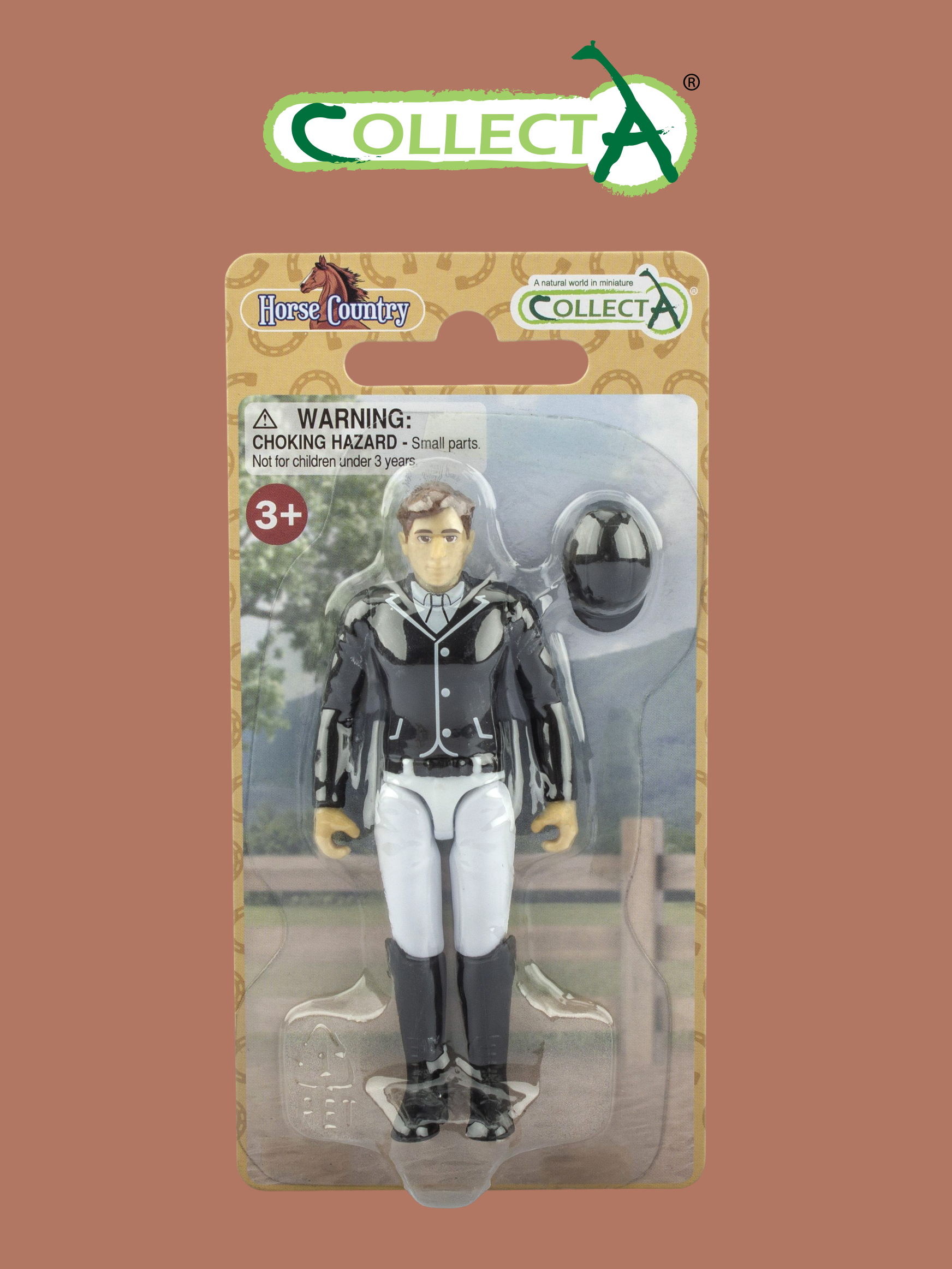 Фигурка Collecta Жокей со шлемом - фото 1