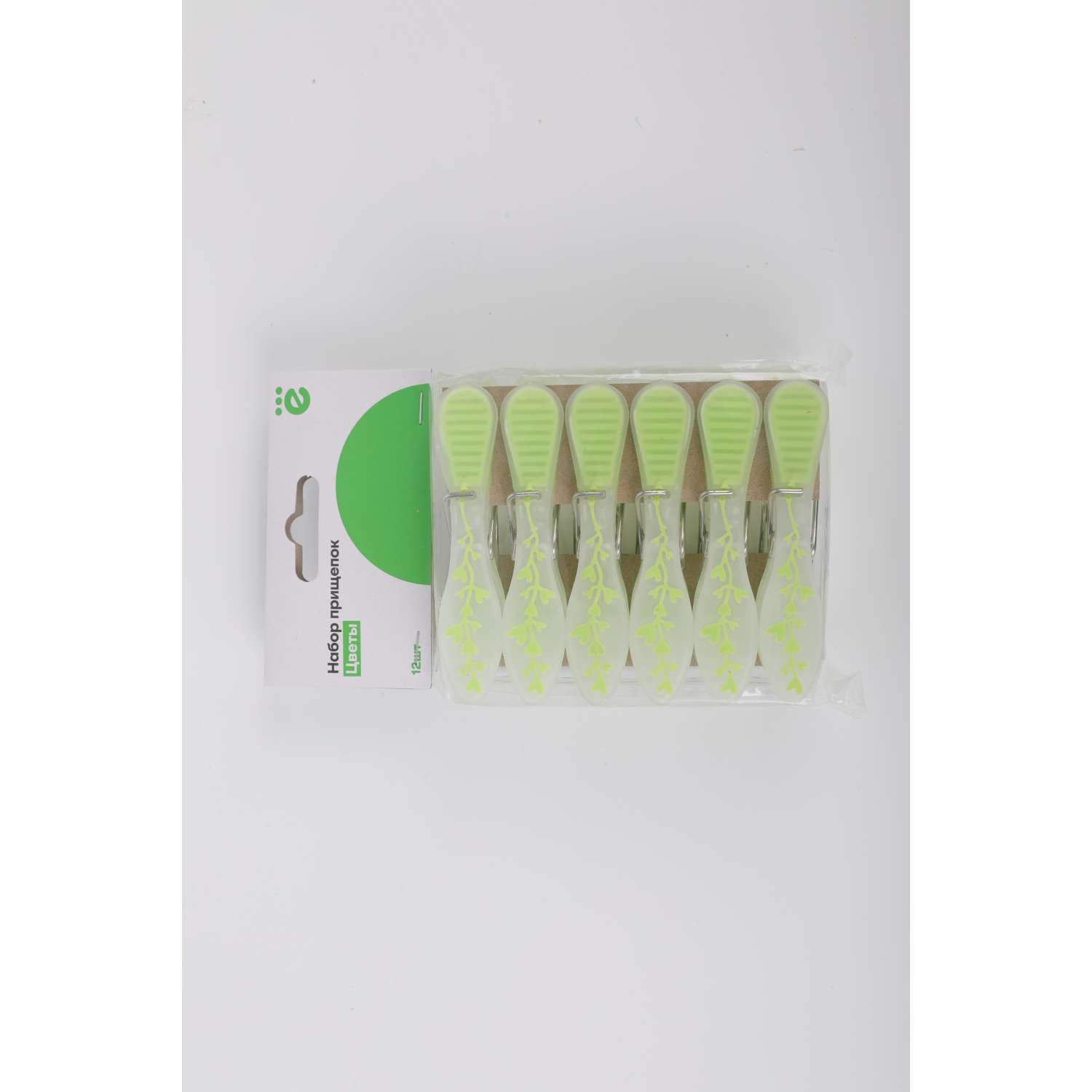 Набор прищепок ё Цветы 12шт - фото 2