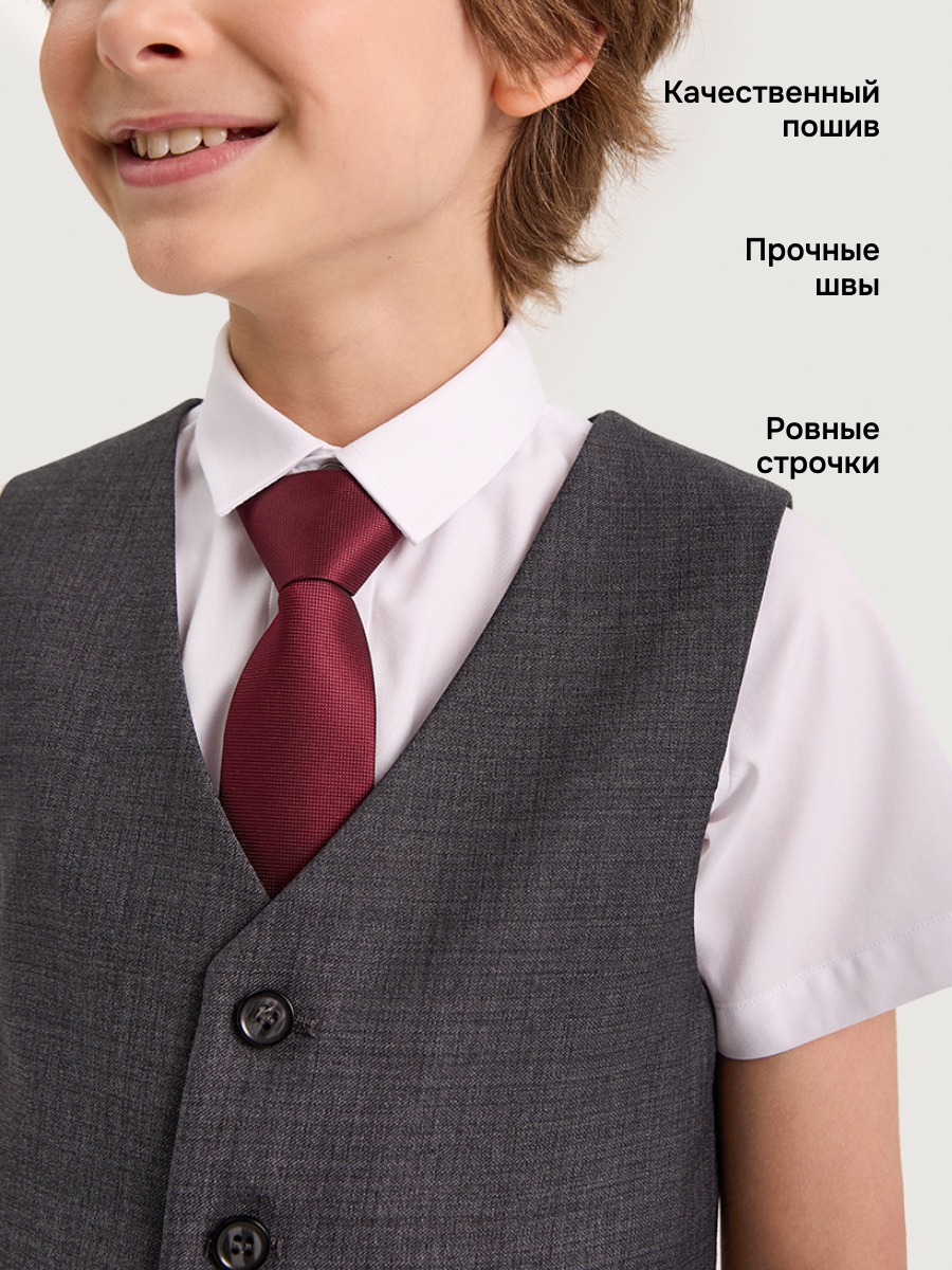 Жилет NIKASTYLE 9ш20525 серый - фото 6