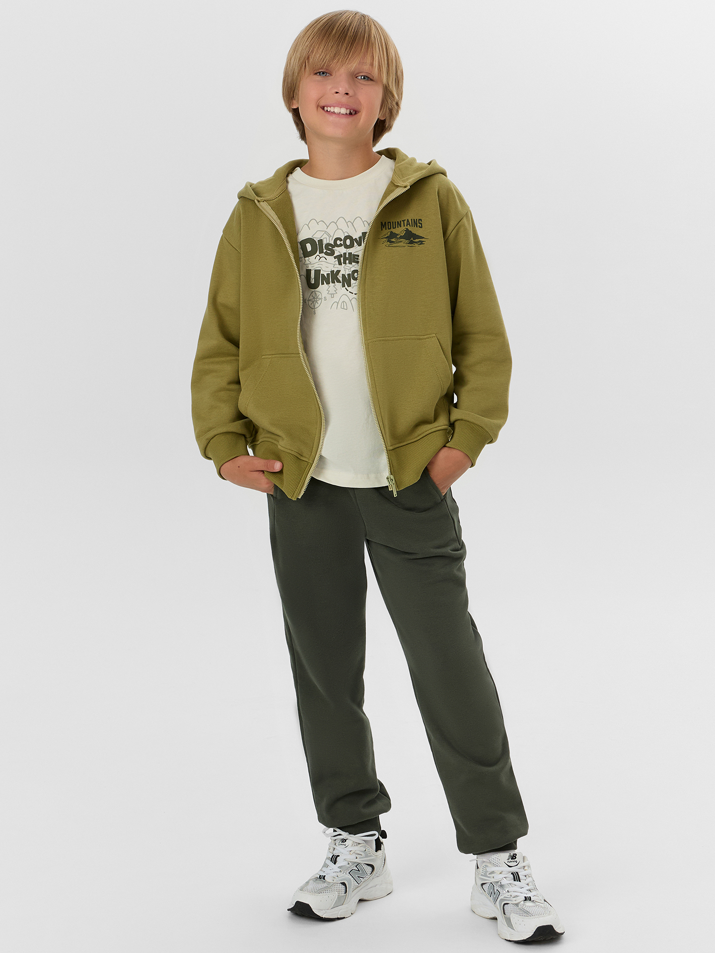 Костюм Mark Formelle (Марк Формэль) 393331/кедр +т.хаки +белый чай +печать - фото 1