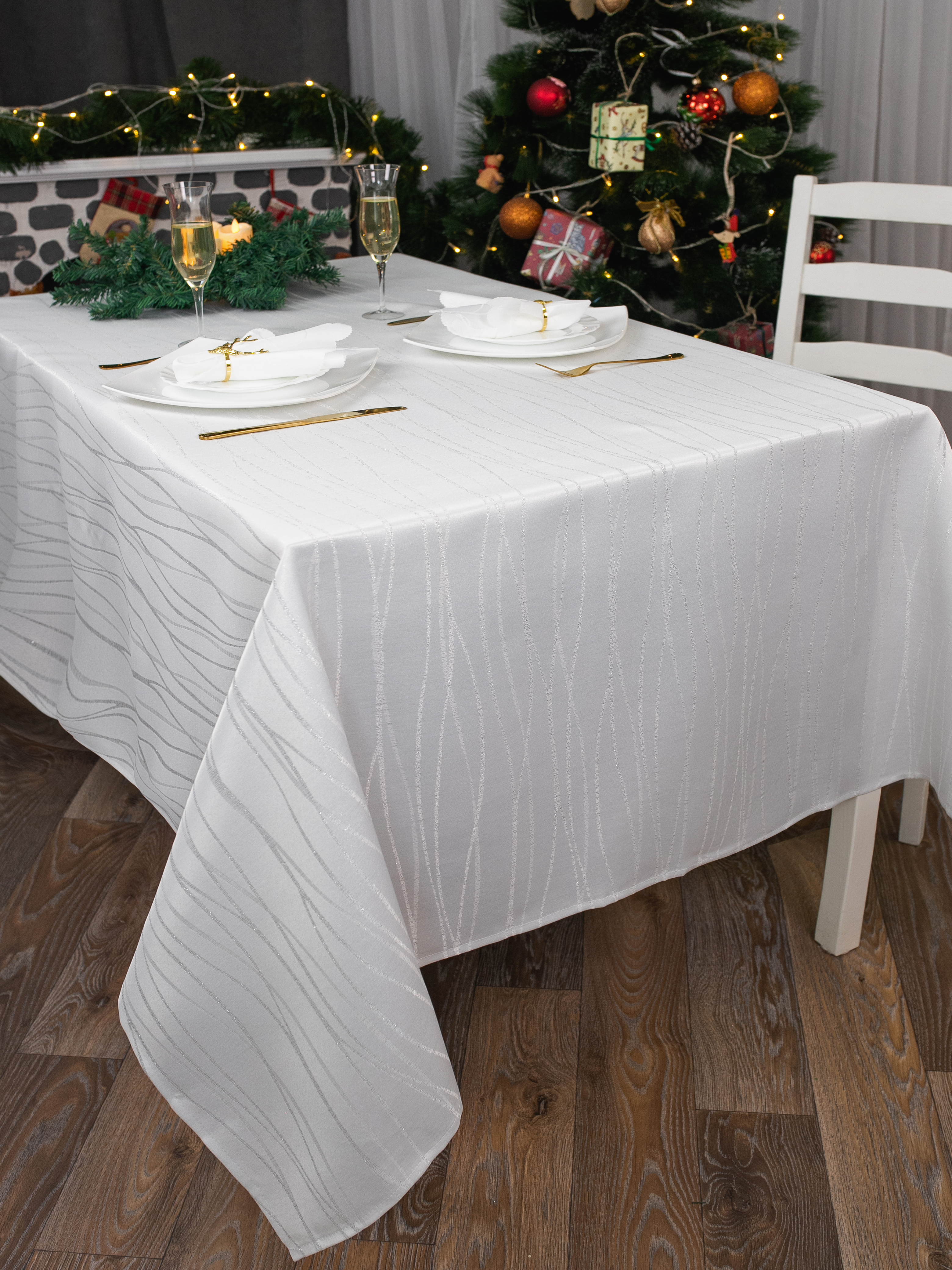 Скатерть Wellness Торжество сатен 120 x 150 см - фото 7